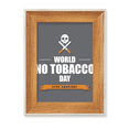 thumbnail image 1 of El Día Mundial de no fumar no tobacoo logo Escritorio Marco de fotos de madera Pantalla Imagen Arte Pintura Múltiples conjuntos, 1 of 4