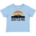 thumbnail image 3 of Inktastic Seattle Washington Skyline Sunset Boys or Girls Baby T-Shirt, 3 of 5