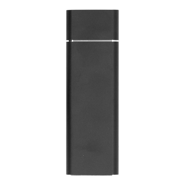 Carcasa SSD USB C M.2 NGFF Transferencia de alta velocidad USB 3.0 5 Gbps USB 3.1 10 Gbps Carcasa SSD tipo C de metal para computadora Color negro
