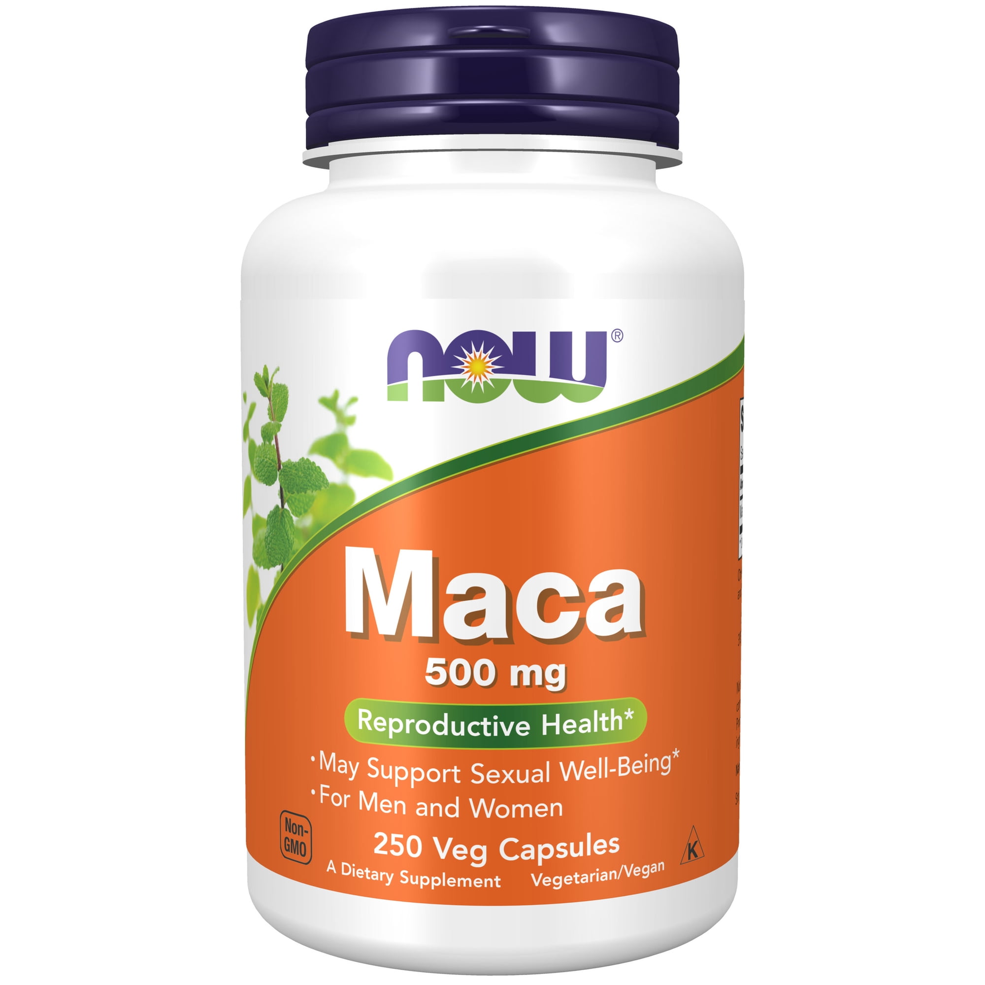 NOW Supplements, Maca (Lepidium meyenii) 500 mg, For Men and Women, 250 Veg Capsules