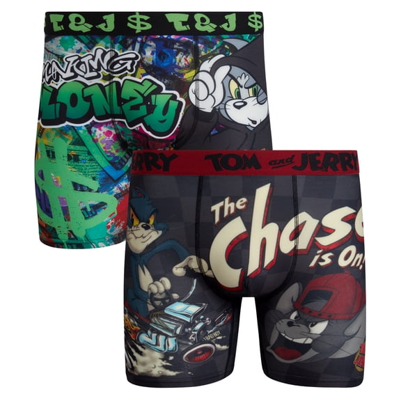 COCO BRANDS Mens Boxer Briefs - 2 Pack Tagless Underwear Boxers for Men with Contour Pouch (M-XL)
