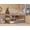 Gray, variant on LFSLJJMY Full Size Montessori House Bed for Kids, Floor Bed with Fence Railings, Tent, Lights & 3 Storage Shelves, White