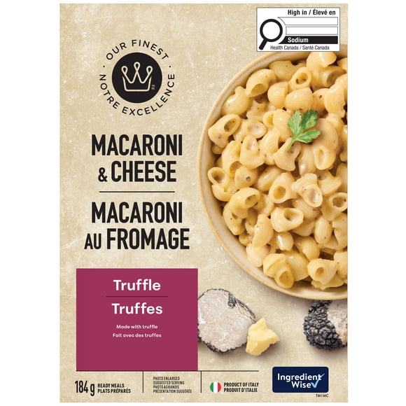 Macaroni au fromage aux truffes Notre Excellence