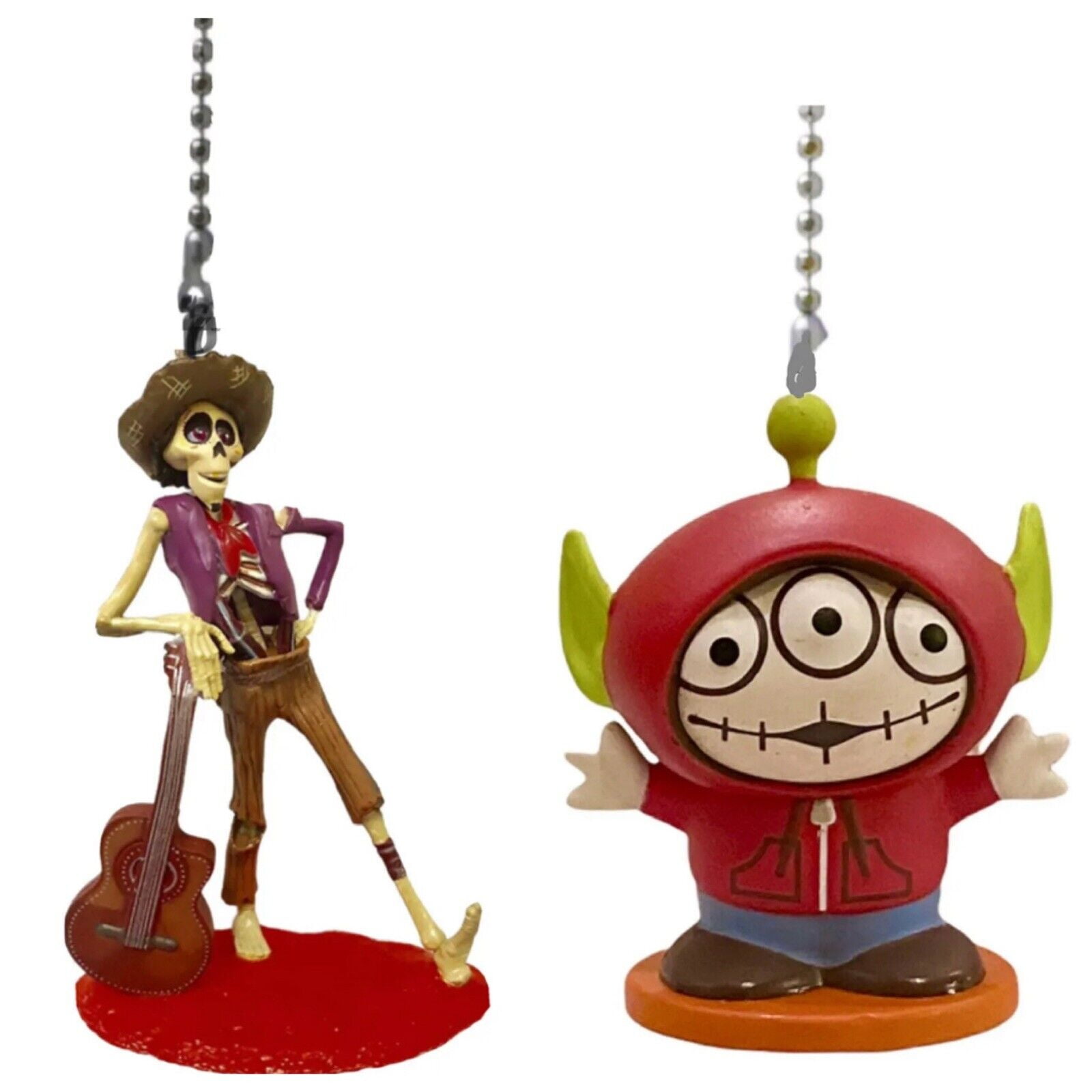 Toy story Alien as Miguel & Hector PVC Fan Lamp Pull Chain Figure