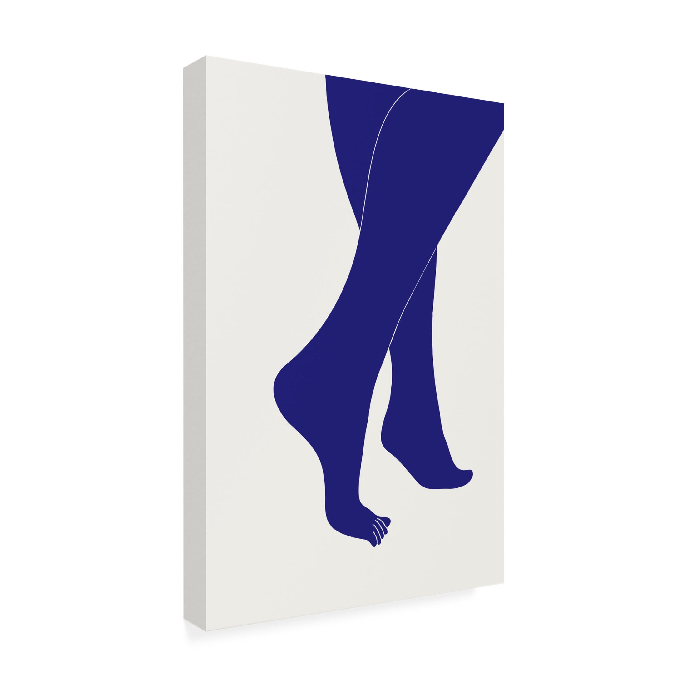 Trademark Fine Art Pictufy Studio II Tip Toe Blue Canvas Wall Art