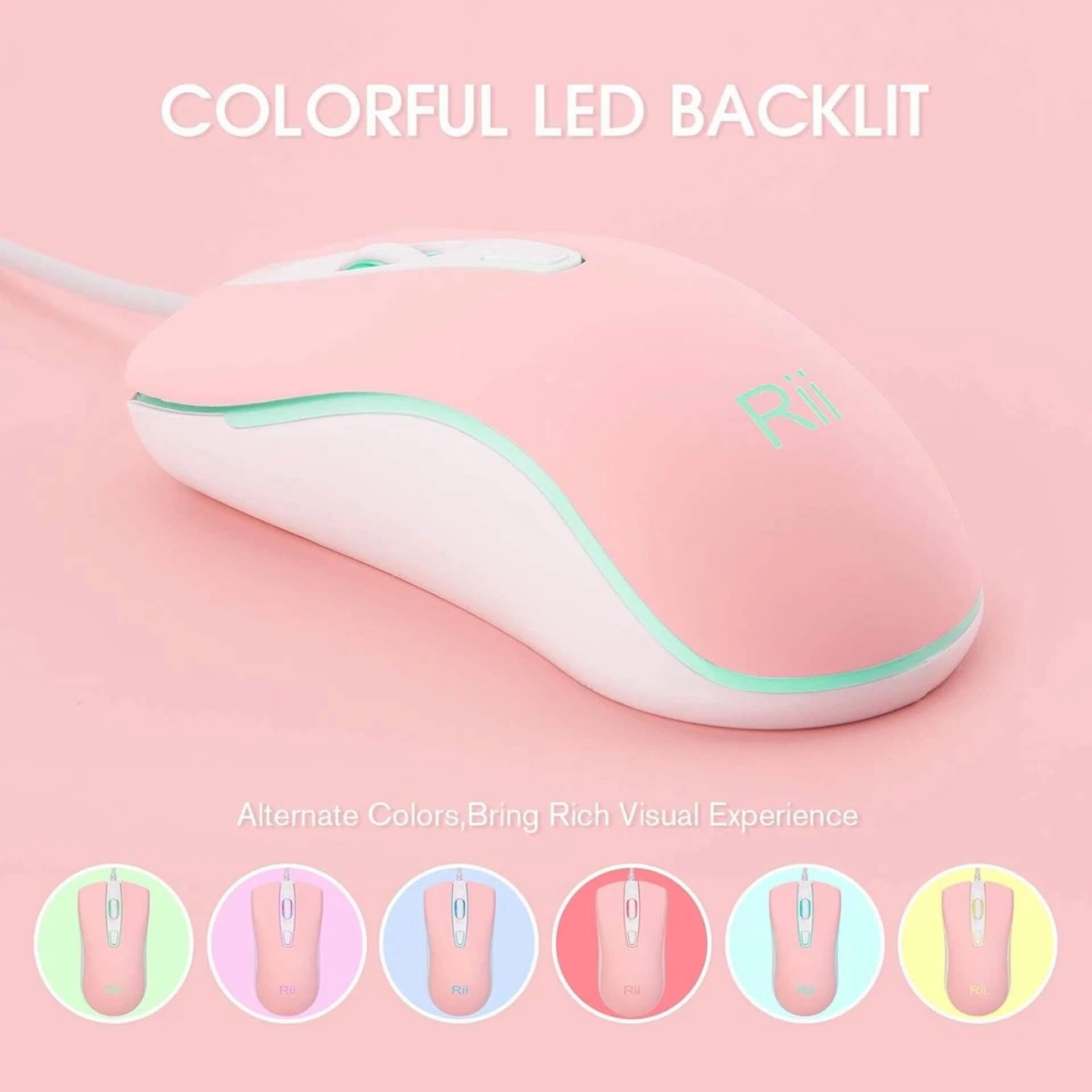 CRESTIN- Wired Mouse, Usb Computer Mouse,Rgb Optical Office Mice For Pc,Computer,Laptop,D