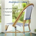 thumbnail image 5 of Vitarpatio 3 Piece Rattan French Dining Table Set with 2 Dining Chairs,  Aluminum Round Table French Dining Set, 5 of 7
