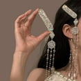 thumbnail image 6 of Ethnic Style Sparkling Rhinestone Tassel BB Clip Hair Clip Women's High-end Crystal Hair Clip Temperament Hair Accessories, 6 of 9
