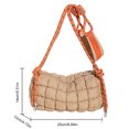 thumbnail image 4 of Bolsa De Hombro Bolso de mano para mujer Fashionalbe Nylon Simple Mujer Commuter Bolso (Caqui), 4 of 8