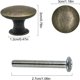 thumbnail image 2 of Pomos de puerta Juego de 10 pomos de cajón Tiradores de latón vintage de 30 mm Pomos de armario para gabinetes de cocina JAMW Sencillez, 2 of 3