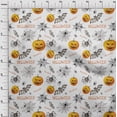 thumbnail image 4 of oneOone Cotton Cambric Gamboge Yellow Fabric Halloween Quilting Supplies Print Sewing Fabric By The Yard 42 Inch Wide, 4 of 4