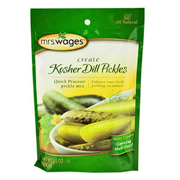 Mrs. Wages Quick Process Pickle Seasoning Mix Two Packets (Kosher Dill
