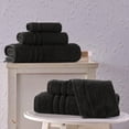thumbnail image 6 of Luxury Cotton Washcloths 13x13 Inch - Large Hotel Spa Bathroom Face Towel | 12 Pack | Black, 6 of 7