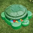 Little Tikes Big Covered Sandbox with Removable Lid for Kids, Turtle Design, Ages 16 Years