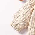 thumbnail image 6 of Sngxgn Baby Boy Toddler Fall Winter Outfits Solid Color Crewneck Sweatshirt and Jogger Pants Set(Beige,68), 6 of 9
