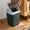 Black, variant on Yzans 35L Square Trash Can with Dual Swing Lid, Odor Control Office Bathroom Waste Bin with Touch-Free Operation, Space Efficient Garbage Can for Small Spaces, Kitchen & Bathroom