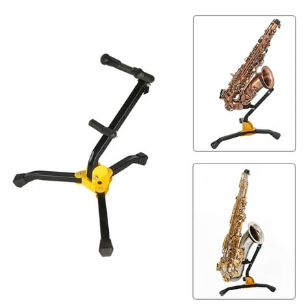 Support de trépied de support de sol en métal pour saxophone alto saxophone  ténor pliable 