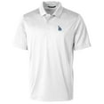 thumbnail image 2 of Men's Cutter & Buck White Los Angeles Dodgers Prospect Textured Stretch Big & Tall Polo, 2 of 3