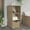 Beige, variant on vidaXL Patio Storage Cabinet Tool Organizer Outdoor Furniture Poly Rattan