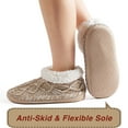 thumbnail image 4 of cosyone1997 Fuzzy House Slippers for Women Indoor, Warm Fluffy Slip-on Shoes Non Slip, Winter Warm Bedroom Moccasin Loafers, Cozy Gifts Unique, 4 of 6