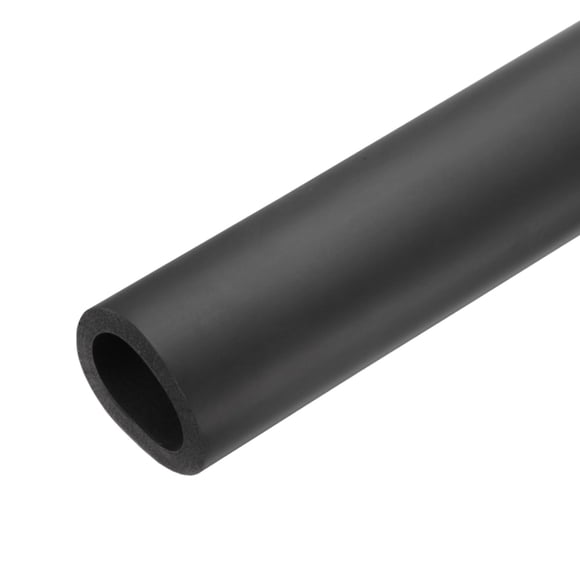 Tubos de espuma aislante Uxcell 1.57" x 2.13" para aislamiento de conservación de calor, aislamiento antifrío, mango de agarre negro