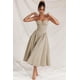 thumbnail image 1 of Vestido Midi plisado sin mangas con espalda descubierta para mujer, traje Sexy liso con tirantes, ropa de noche para fiesta de verano, 2024, 1 of 5