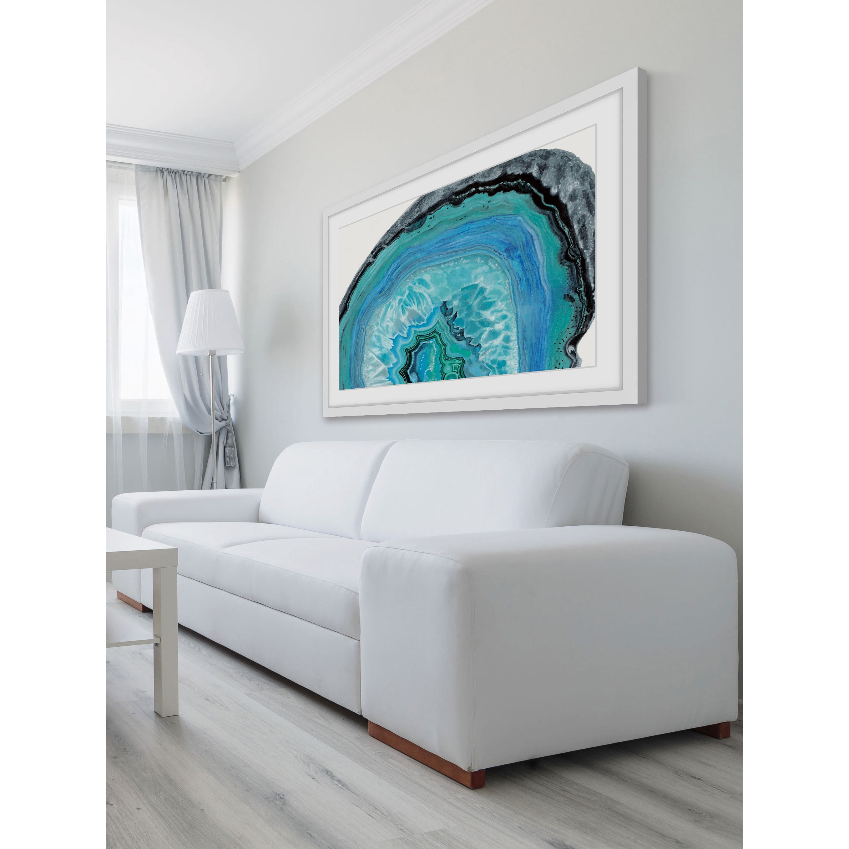 "Agate Studies II" Framed Painting Print