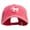 Red, variant on American Moose Embroidered Big Size Washed Pigment Dyed Cap - Red XL-3XL