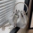 thumbnail image 4 of Hongchun Sac de Soirée pour Femmes Sac à Main Pailleté en Strass Sac à Main de Créateur Chaîne Pochette Sac de Fête Bal Mariage, 4 of 7