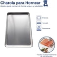 thumbnail image 2 of Charola Bluelander para Hornear, 3 × 60 × 40 cm, Charola de Aluminio, Bandeja Antiadherente, 2 of 5