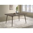 thumbnail image 2 of Onslow 59-inch Rectangular Wood Dining Table Dark Brown, 2 of 8