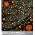 thumbnail image 1 of Soimoi Velvet Fabric Mosaic Flower Printed Craft Fabric by the Yard 58 Inch Wide, 1 of 1