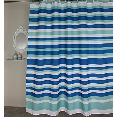 Fabric Stall Shower Curtain Liner Set With Hooks Rings For