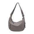 thumbnail image 2 of Bolsa de hombro simple bolso de nylon Crossbody para viajes al aire libre para acampar el trabajo de conducción Gris, 2 of 9
