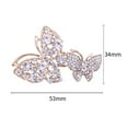 thumbnail image 5 of Eoperou Women Elegant Butterflies Shape Brooch Shiny Rhinestones Inlaid Pin Suit Collar Shawl Cardigan Badge Jewelry Accessories, 5 of 7