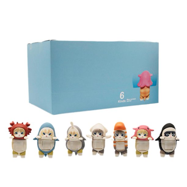 Caja misteriosa, estilo aleatorio, minifiguras de PVC para niños, 1 o 12 unidades disponibles, regalo coleccionable.