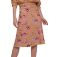 thumbnail image 4 of Moomaya Jupe Imprimée pour Femmes Poly Spandex Tenue Décontractée Été Jupe pour Filles, 4 of 5