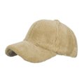 thumbnail image 3 of Gfyviroh Flock Baseball Cap for Men Women Soft Fuzzy Warm Hat Solid Color Trendy Go Out Hat, 3 of 8