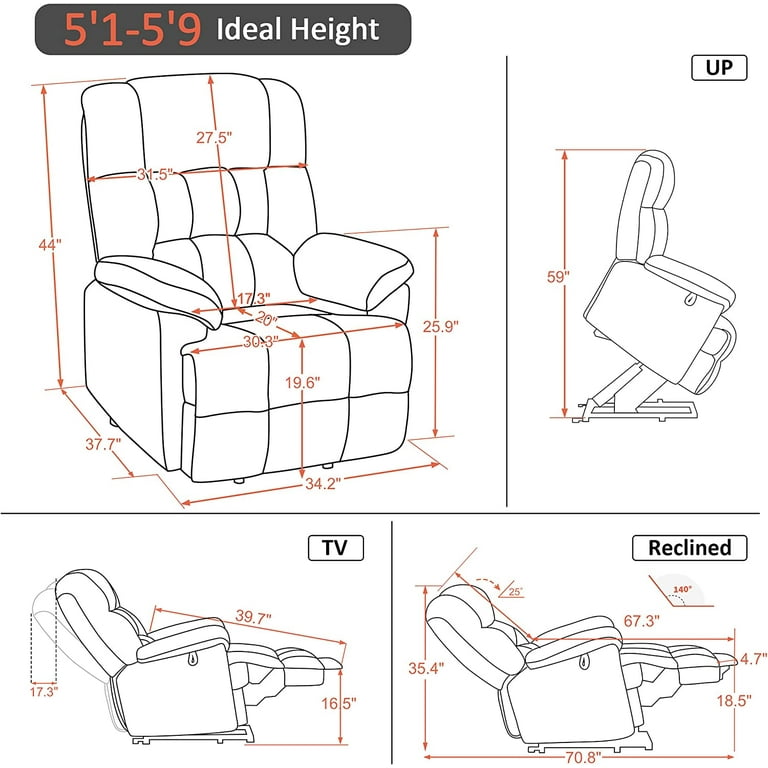 Massage Chair Recliner DN-03 Massage Chair Remote 8-Pin W