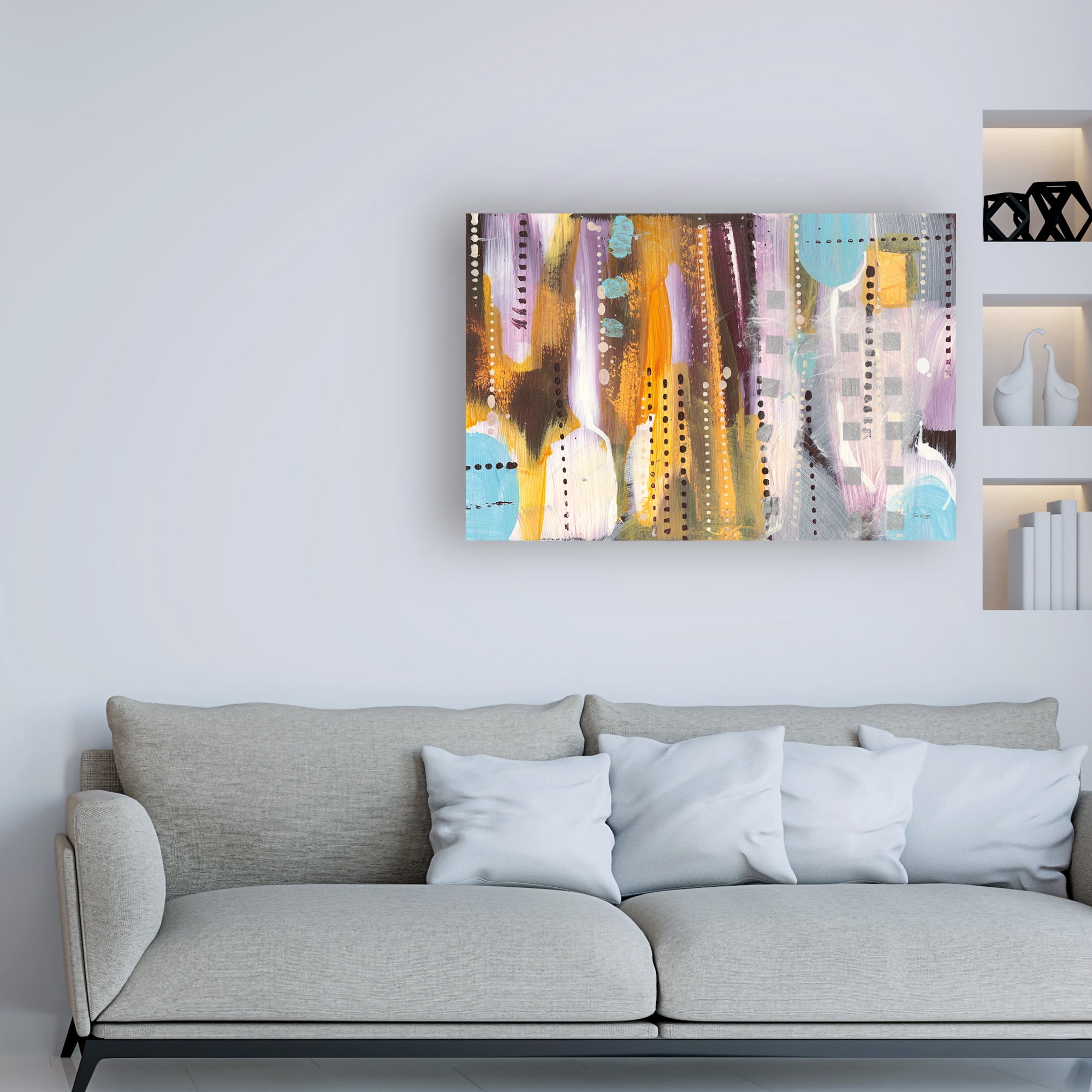 Trademark Fine Art 'Wine Time Too' Canvas Art by Jan Griggs