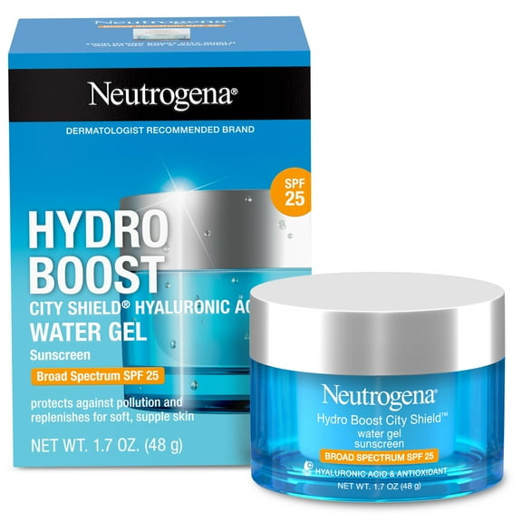 Neutrogena Hydro Boost City Shield Hydrating Water Gel, SPF 25, 1.7 oz