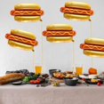 thumbnail image 4 of Globos de aluminio con helio para decoración de hamburguesas con salchichas, 5 unidades, GOTPASS, 4 of 5