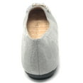 thumbnail image 4 of Victoria K Women's Faux Fur With Rhinestone Ballerina Flats, 4 of 5