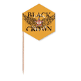 thumbnail image 1 of Graffiti Street Star Wings Crown Pattern Toothpick Flags Cupcake Picks Party Celebration, 1 of 3