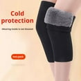 thumbnail image 3 of 1 Pair Winter Soft Thermal Knee Braces, Comfortable Leg Warmers Sleeves for Skiing, Cycling, Camping & Running, Arthritis Relief & Tendonitis Support, 3 of 10