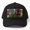 Black, variant on Military Macaw Baseball Cap, Expressive Close-Up Bird Character Design, Classic Hat
