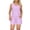 Purple, variant on Short Sets for Women Summer Linen Sleeveless V Neck Tank Top and Shorts 2 Piece Matching Set Womens Lounge Set