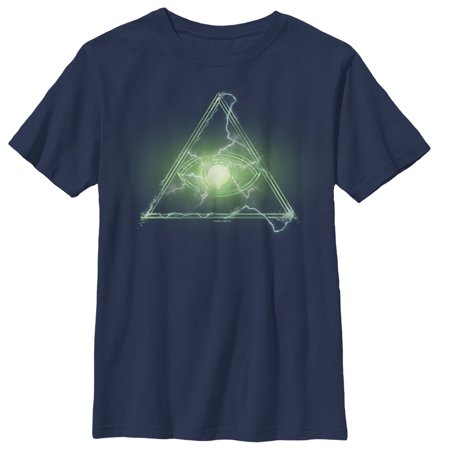 Boy s Marvel Spider-Man: Far From Home Powerful Eye Graphic Tee Navy Blue Small