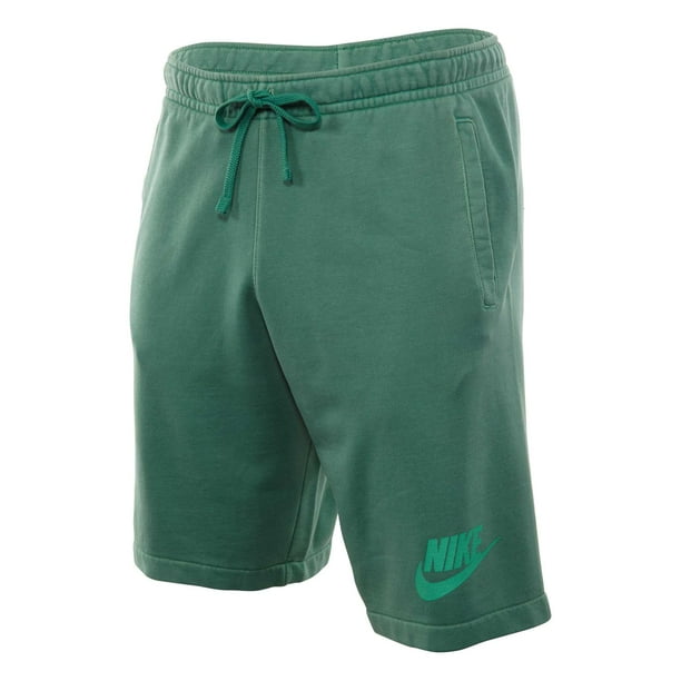 yellow nike sweat shorts
