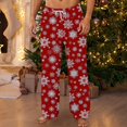 thumbnail image 2 of Men's Flannel Pajama Pants Merry Christmas Lightweight Pajama Bottoms with Pockets Cozy Sleepwear Lounge Pj Slacks Pants, 2 of 4
